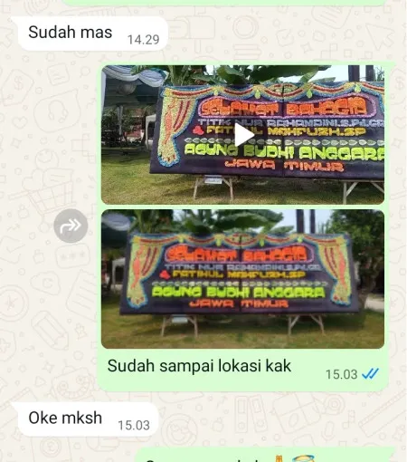 Pengiriman Papan Bunga Lubangdukuh Butuh