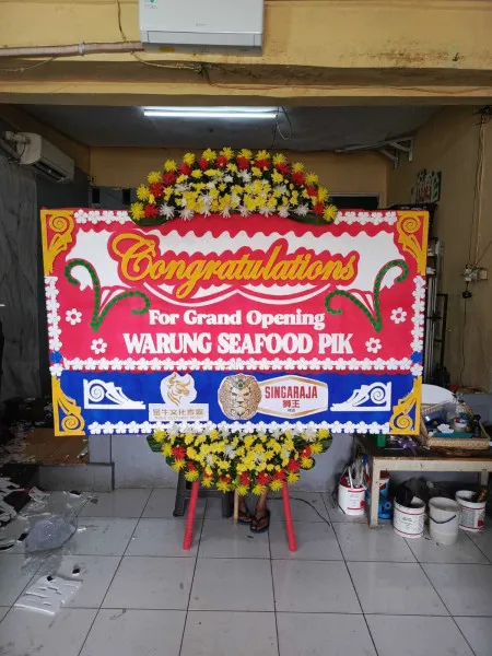 Papan Bunga Ucapan Selamat Lubangdukuh Butuh