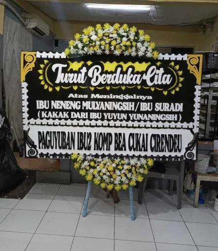 Papan Bunga Duka Lubangdukuh Butuh